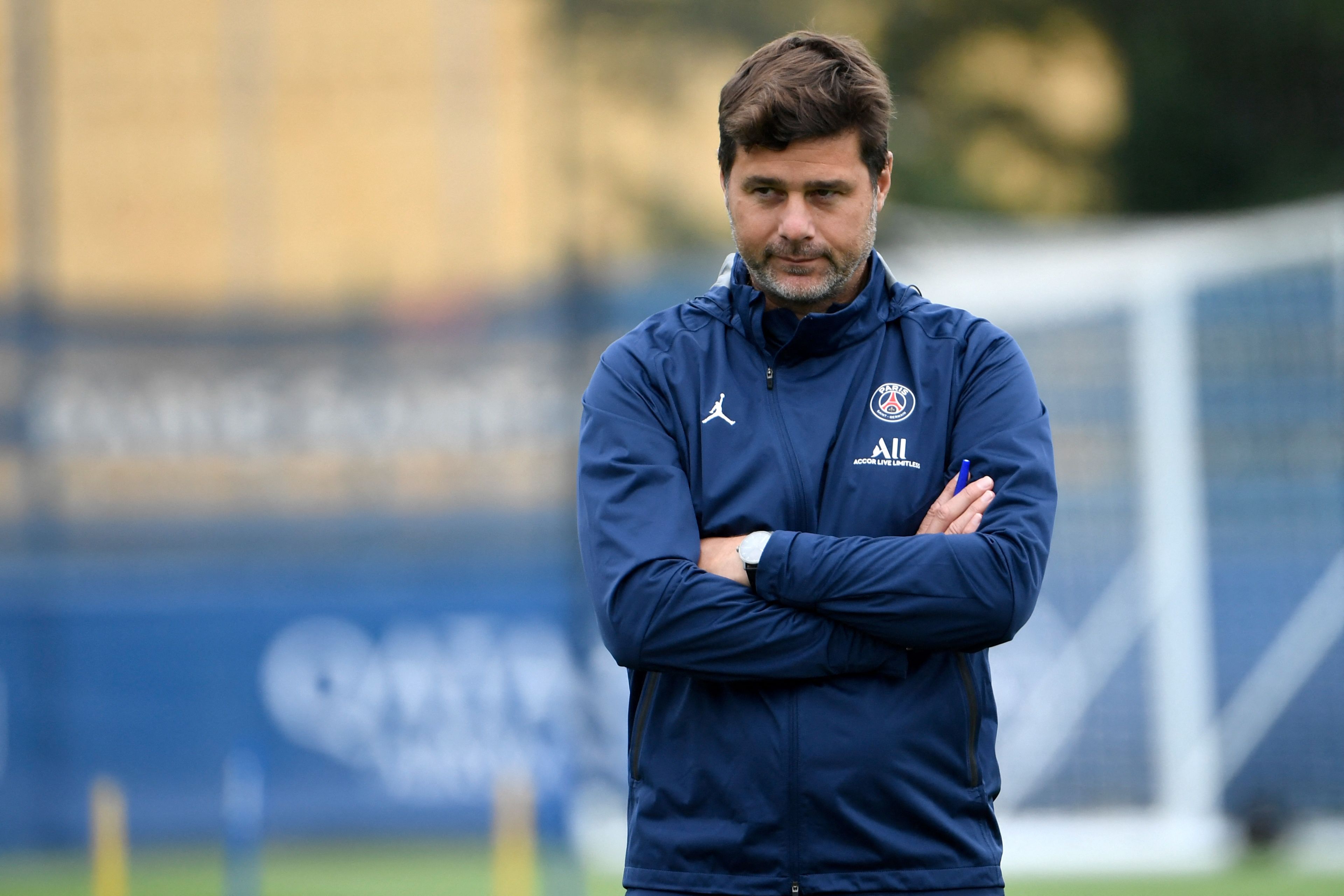 Mauricio Pochettino, técnico del PSG. (Foto Prensa Libre: AFP)