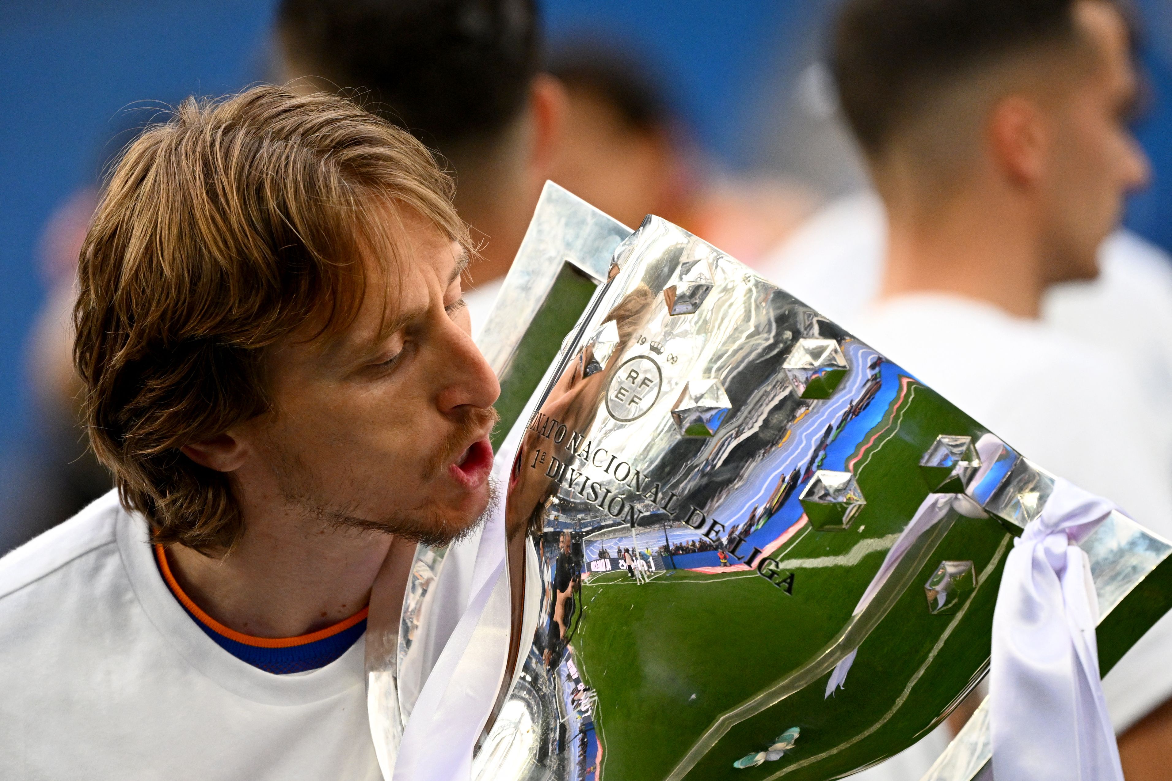 Luka Modric, una de las figuras del Real Madrid, habló del partido contra el City por la Champions League. (Foto Prensa Libre: AFP).