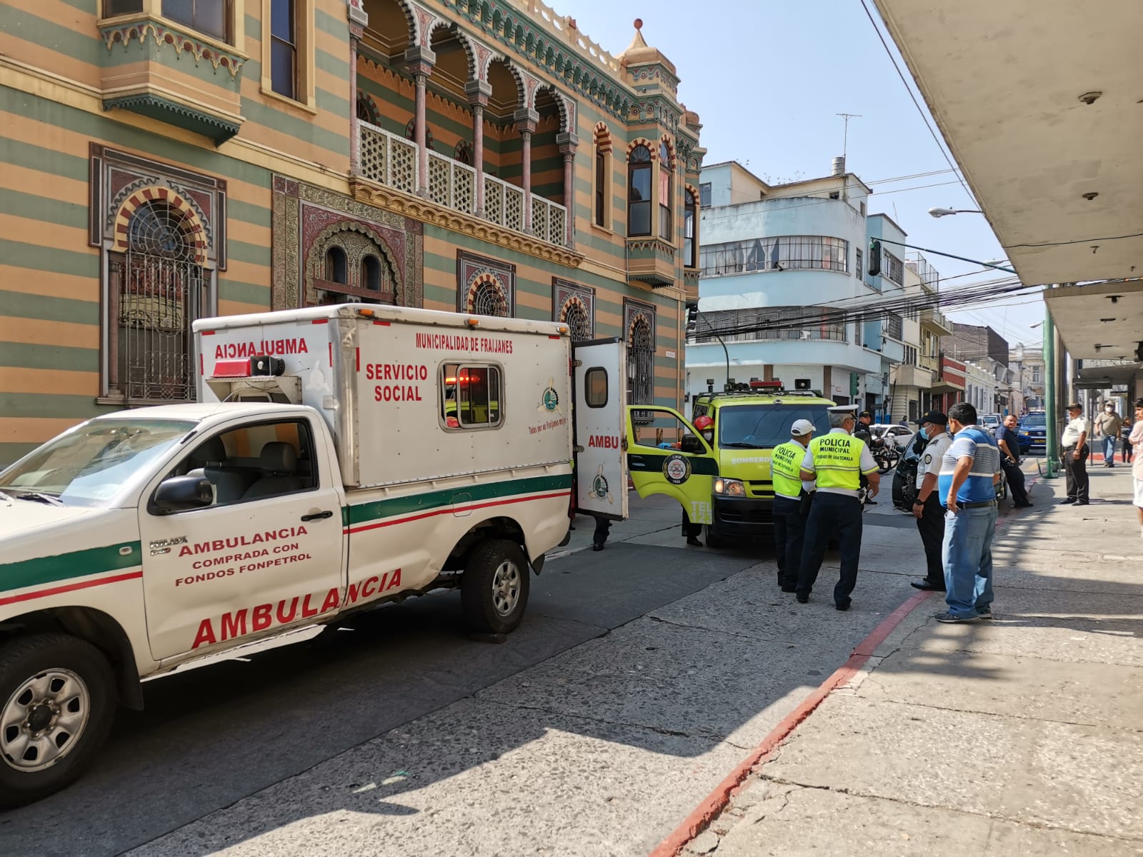 Accidente zona 1 capitalina