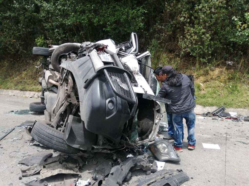 Accidente en la ruta Interamericana