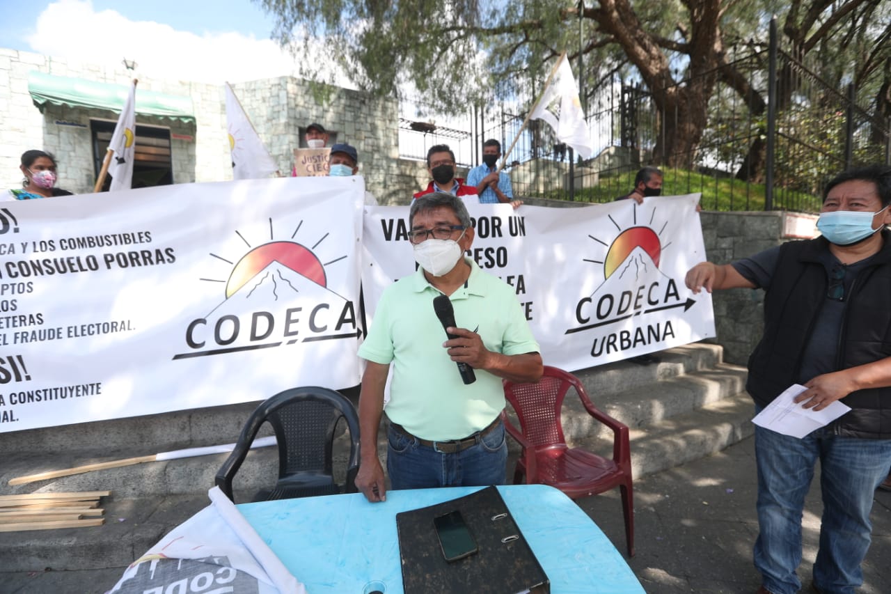 Fotografía de Marco Tulio Bran, miembro de CODECA