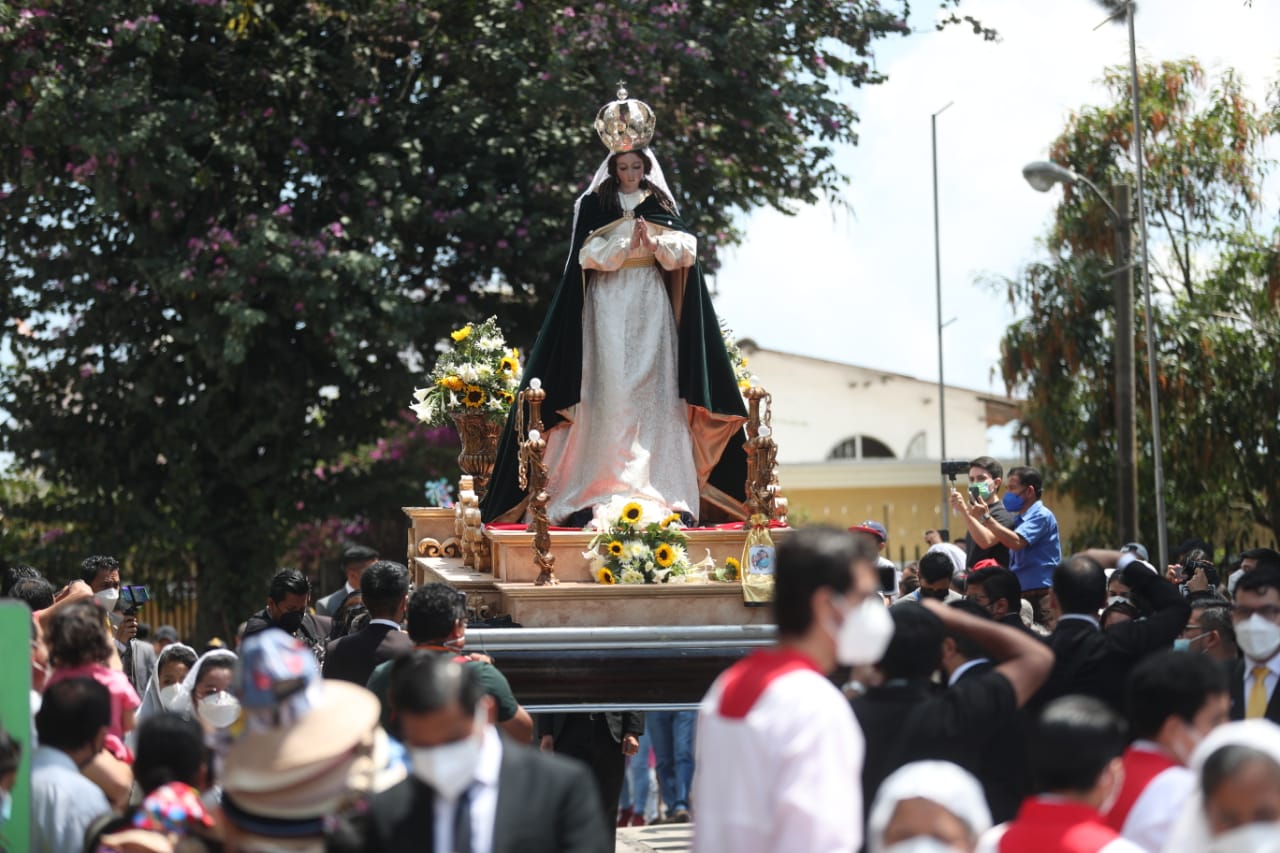 Fotografía del cortejo de la Virgen de la Alegría