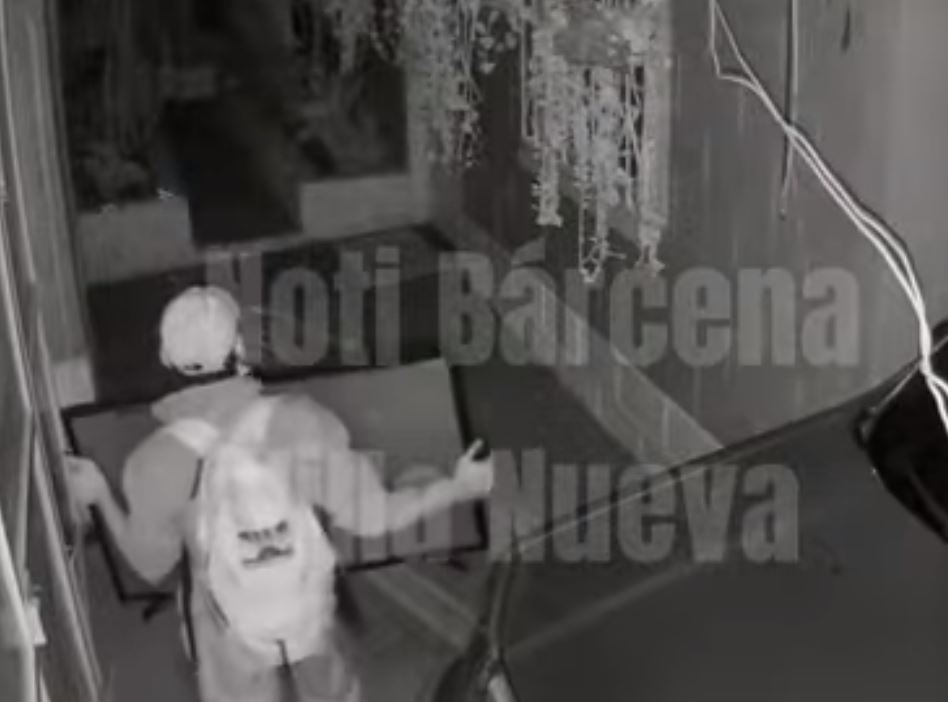 GRABAN ROBO EN VILLA NUEVA