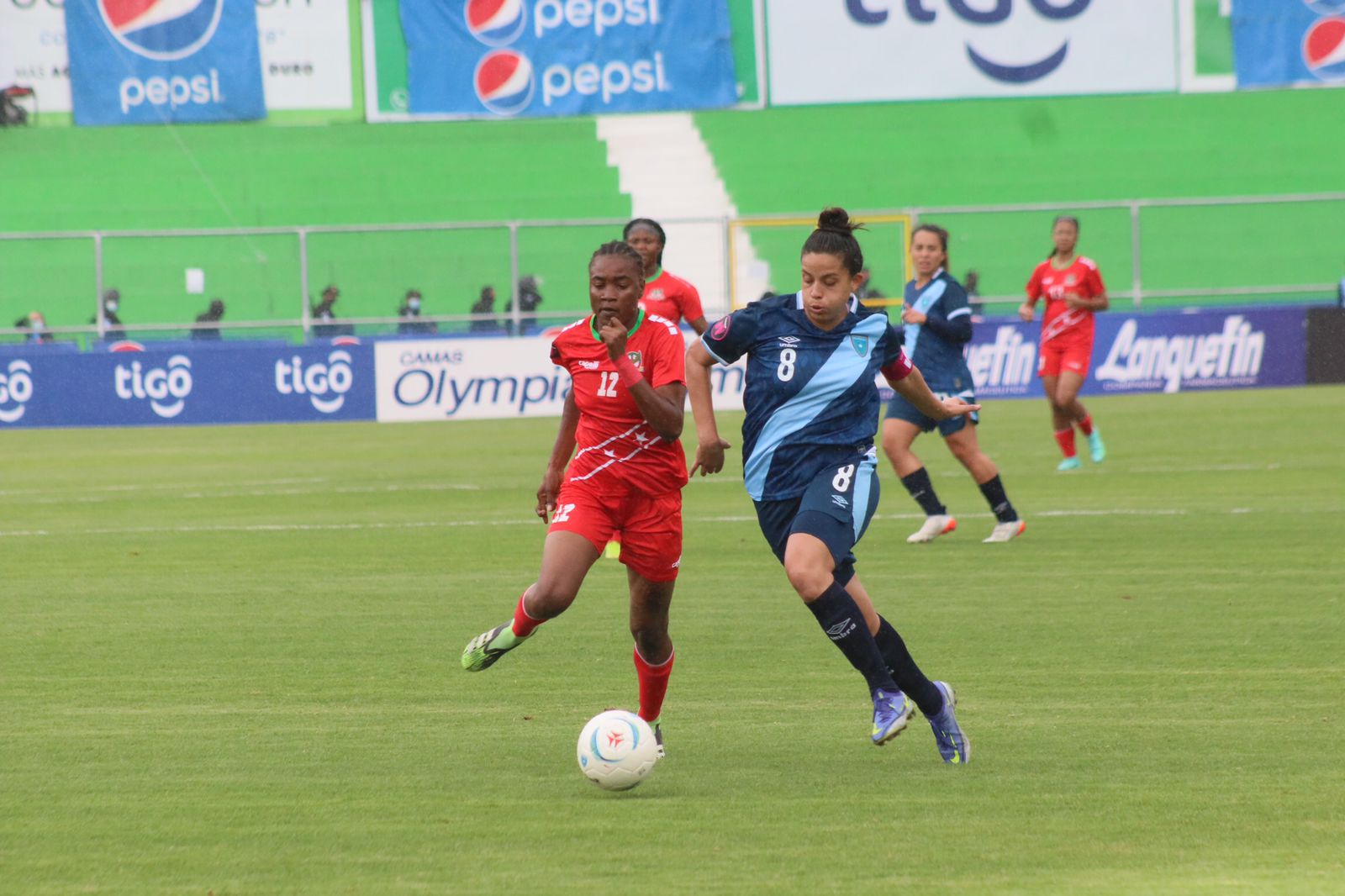 María Amanda Monterroso salió por lesión y ahora es duda para el juego crucial ante Costa Rica. (Foto: Fedefut)