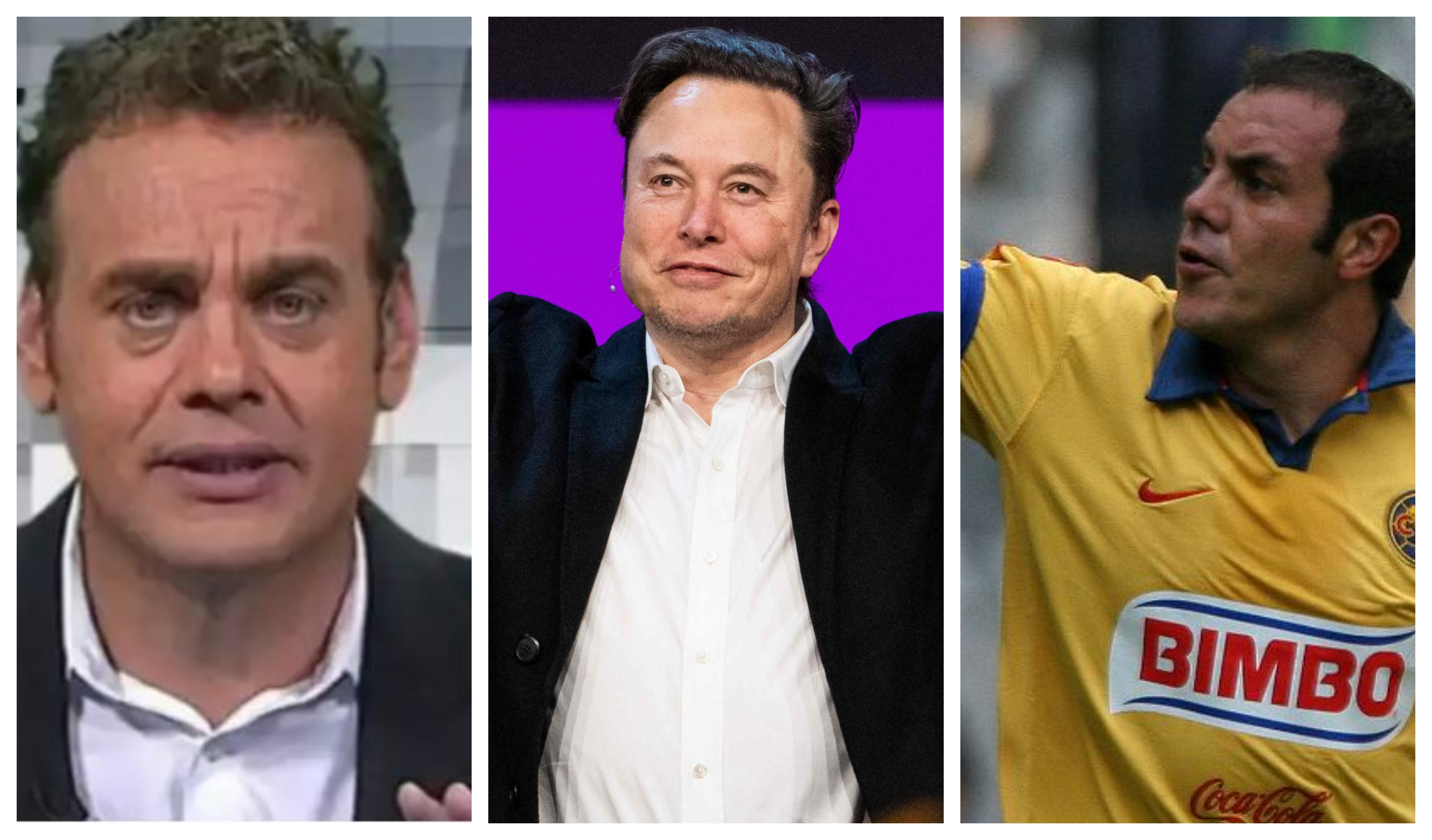 David Faitelson bromeó en Twitter después de la noticia de que Elon Musk compró Twitter. (Foto Prensa Libre: Hemeroteca PL y AFP)