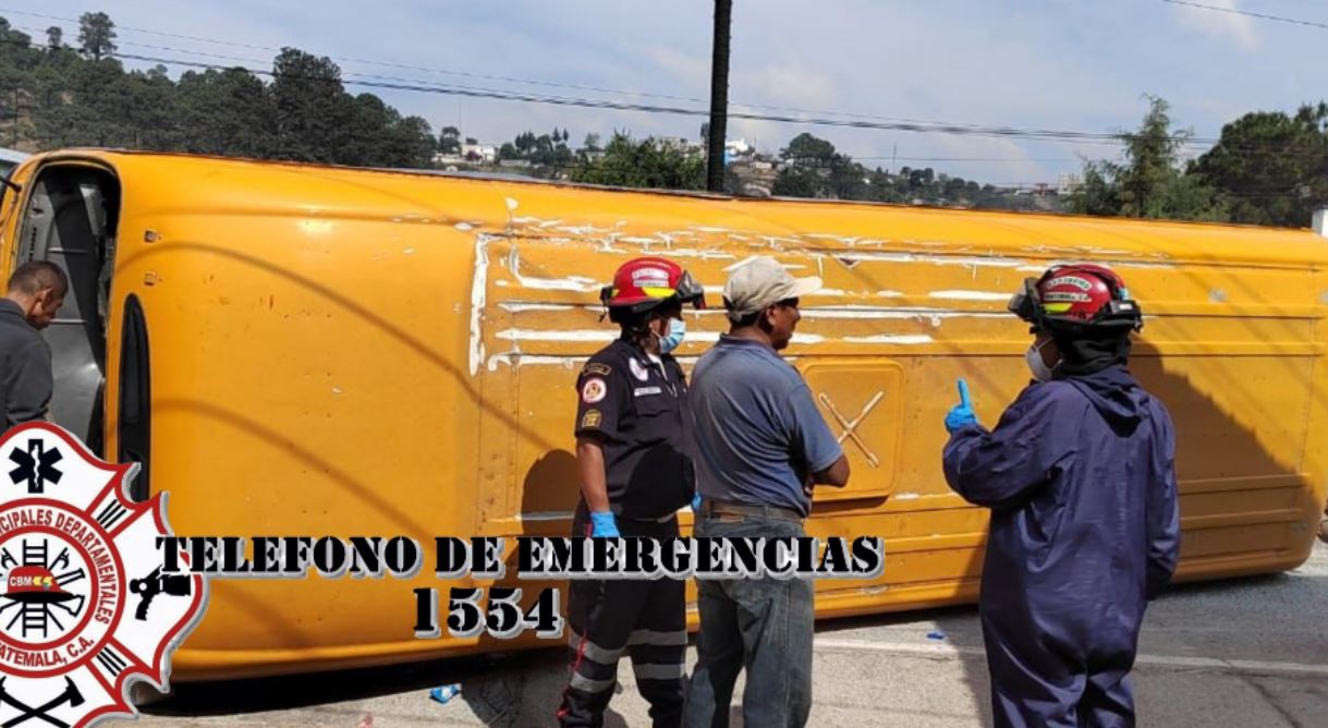 ACCIDENTE DE BUS EN QUETZALTENANGO