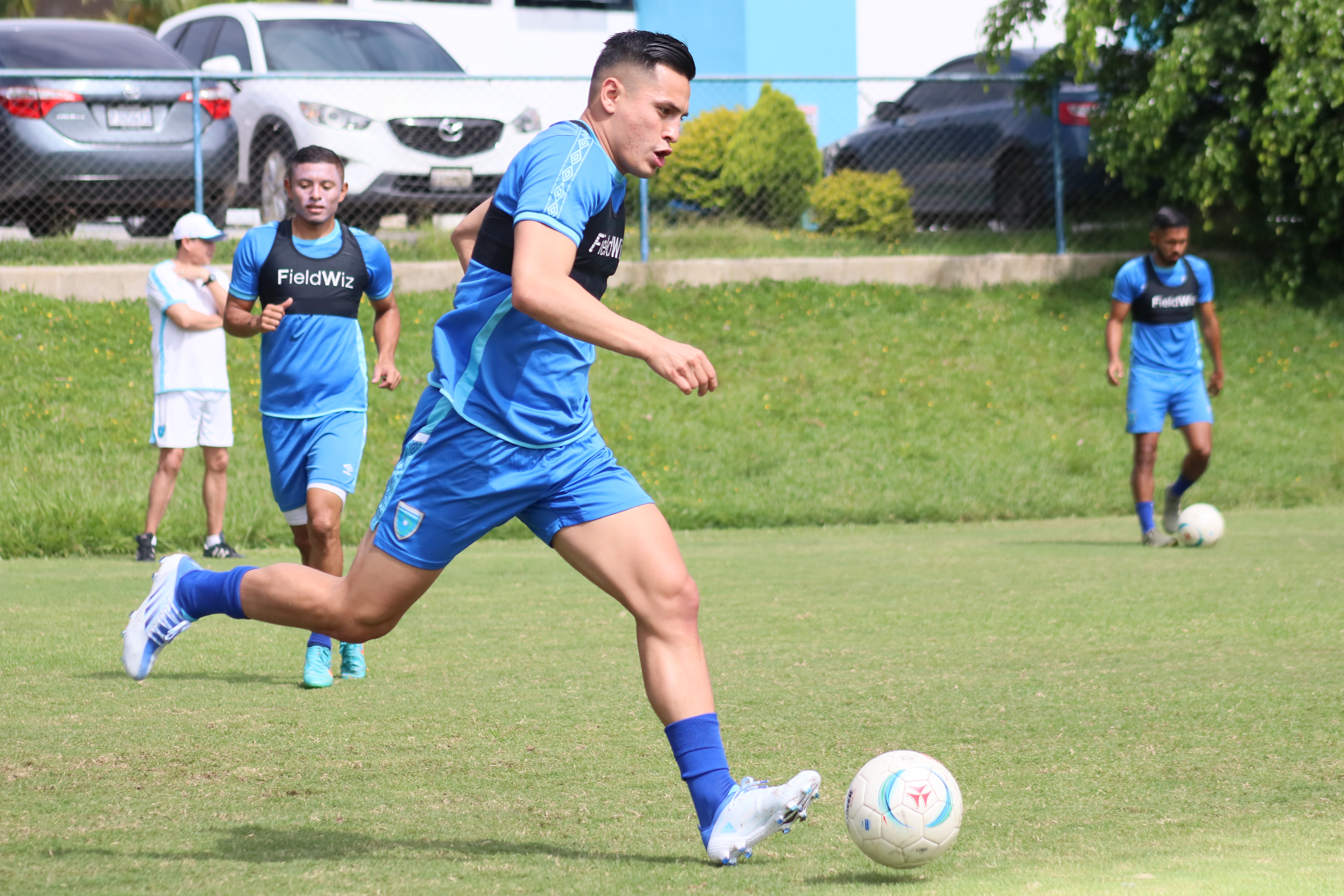 Rubio Méndez Rubín, quiere destacar en la delantera guatemalteca. (Foto Prensa Libre: Federación Nacional de Futbol)