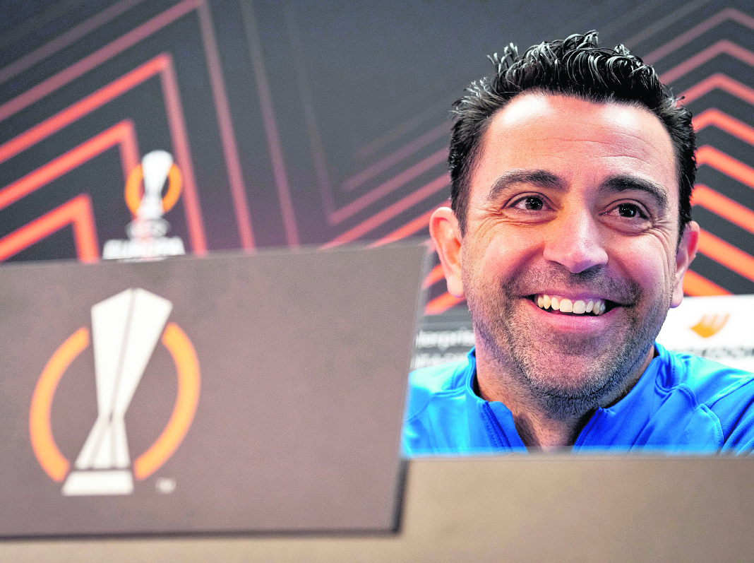 Xavi Hernández, técnico del FC Barcelona. (Foto Prensa Libre: Hemeroteca PL)