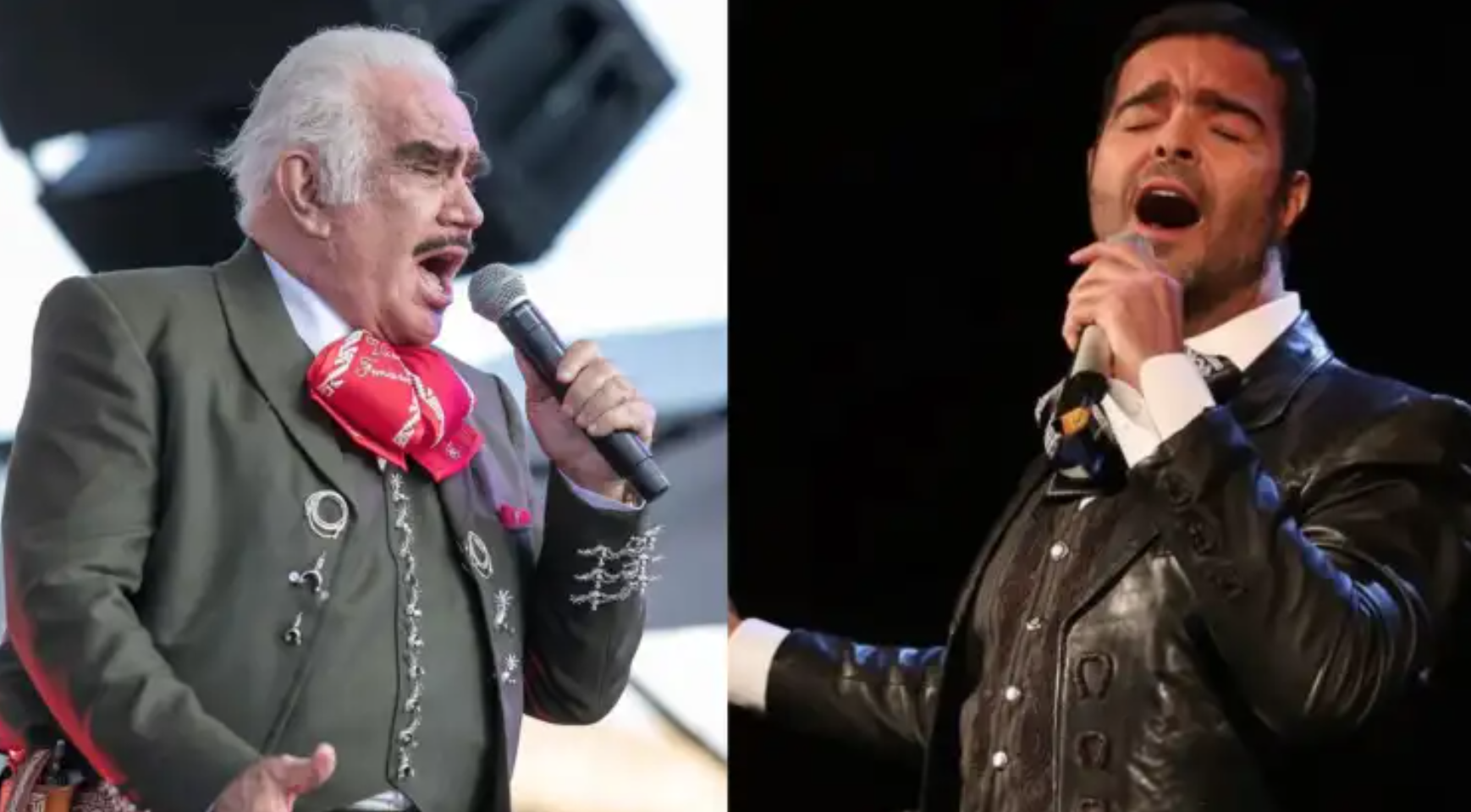 Vicente Fernández y Pablo Montero