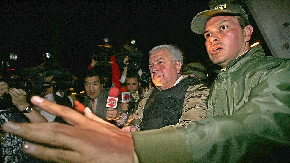 Miguel Ángel Rodríguez Orejuela fue extraditado a EE.UU en 2004.

GETTY IMAGES
