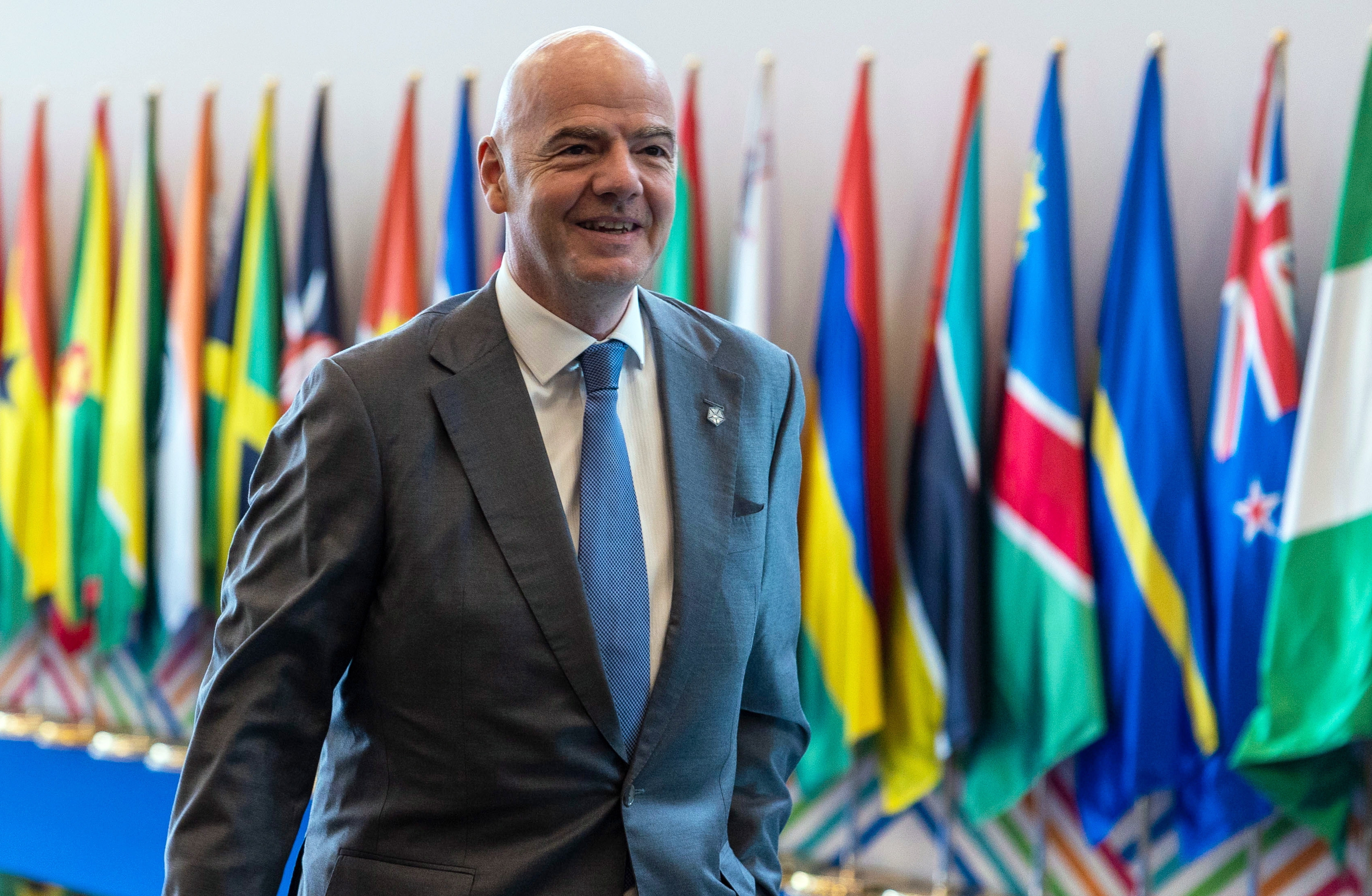 El presidente de la Fifa Gianni Infantino. Foto Prensa Libre (EFE)