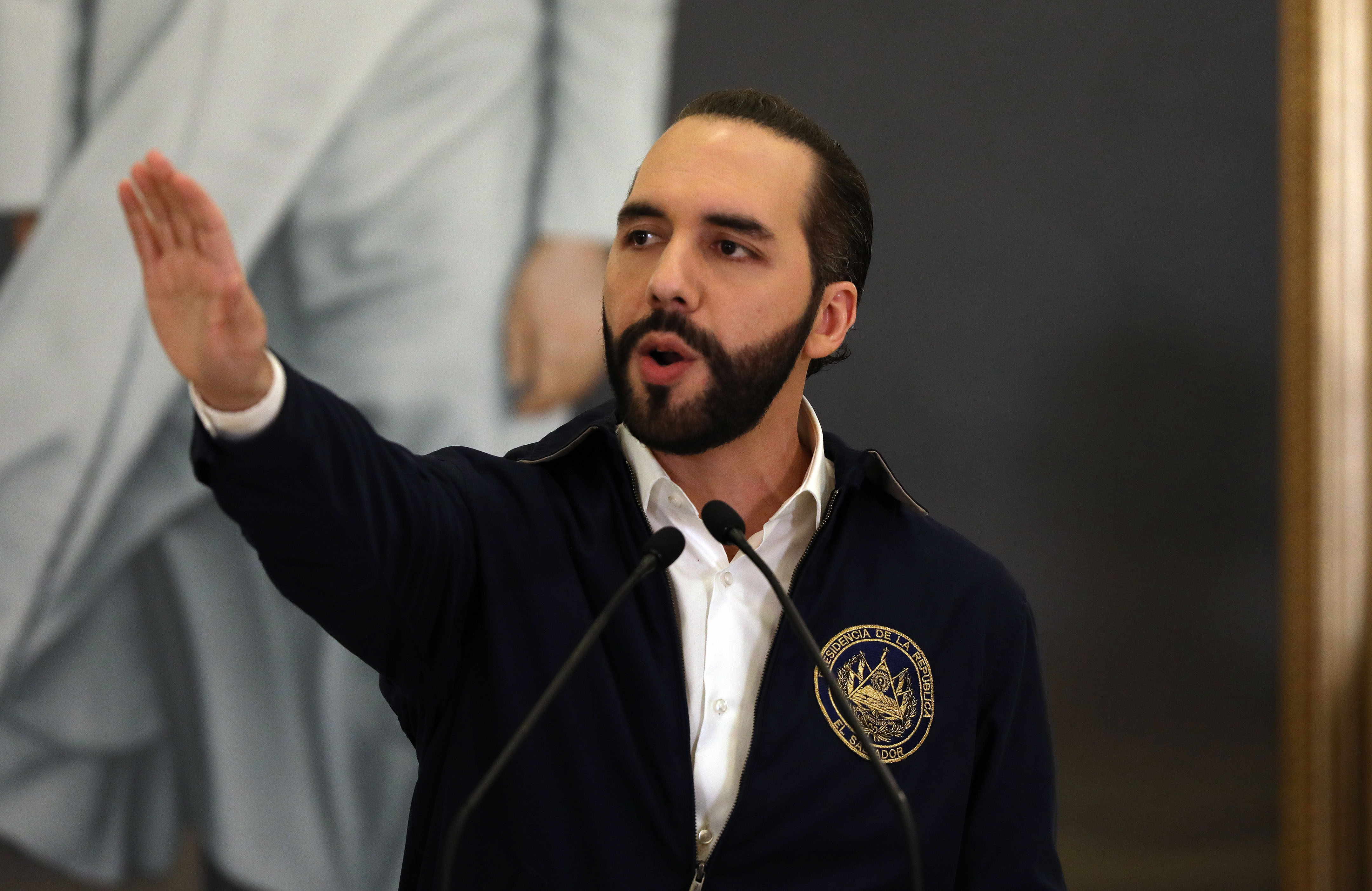 Tal como se esperaba, el presidente Nayib Bukele confirmó que buscará la reelección en 2024. (Foto Prensa Libre: EFE)