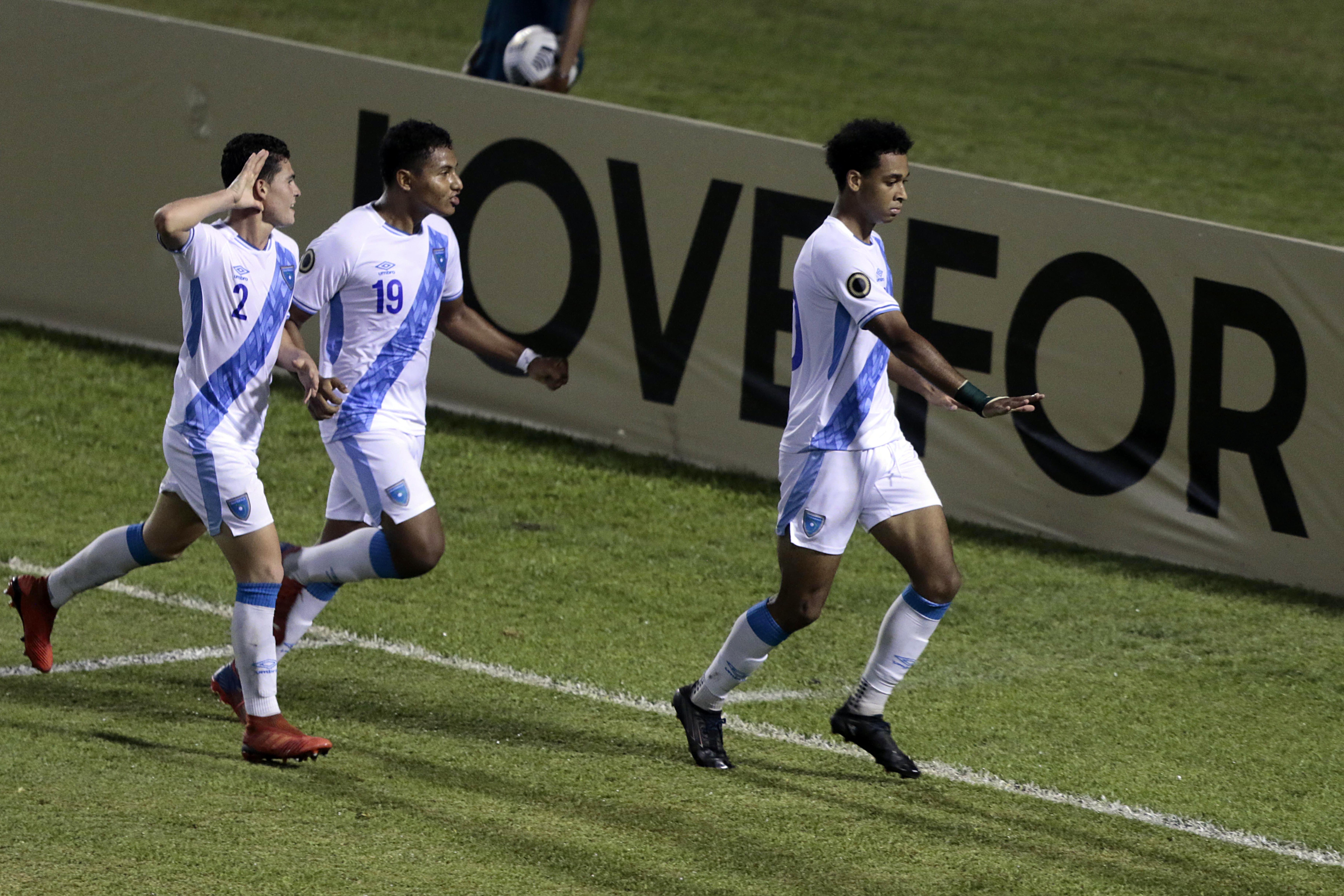 Arquímides Ordoñez fue uno de los grandes protagonistas de Guatemala en el Premundial de la Concacaf. Foto Prensa Libre (EFE)