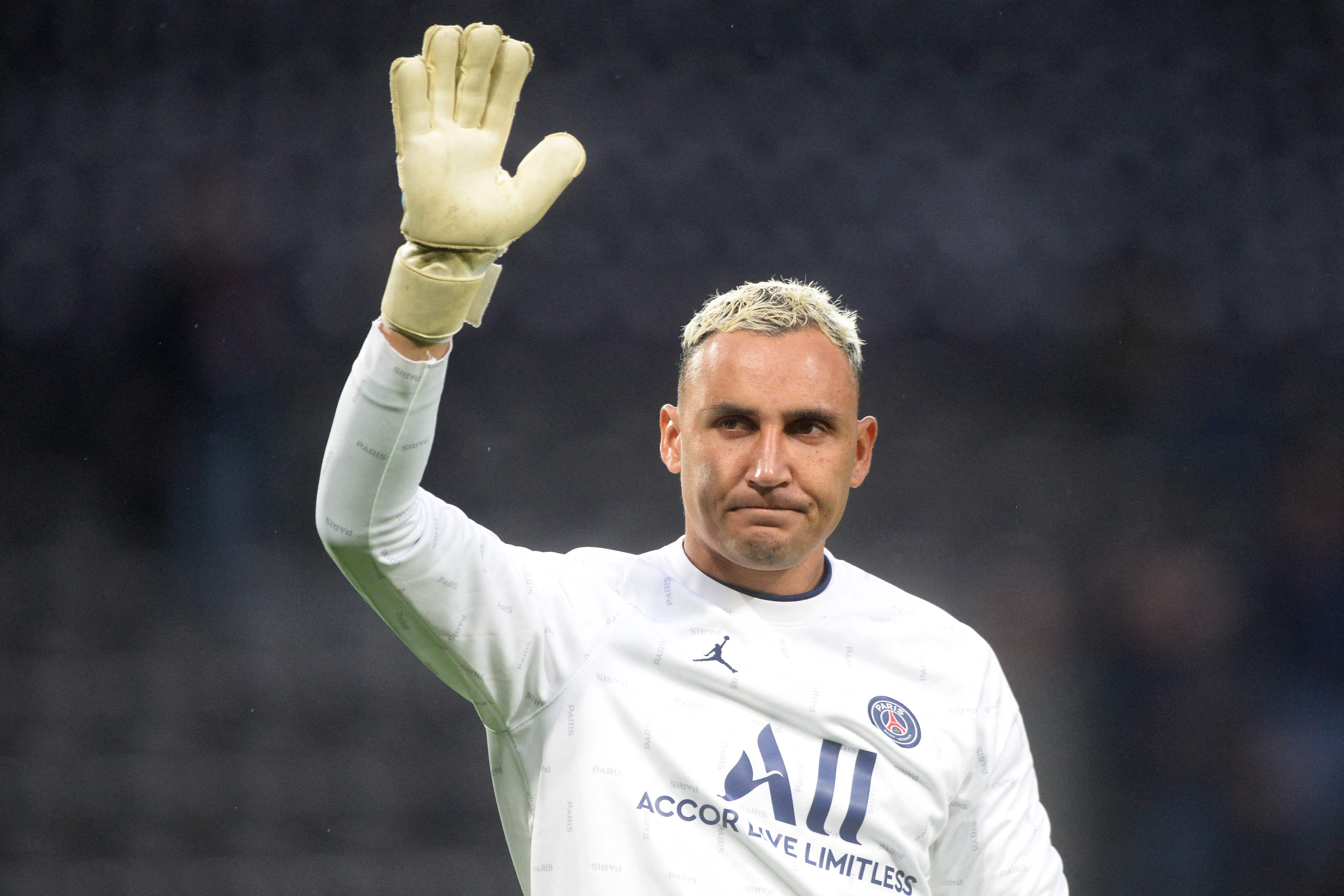 Galtier dejó claro que Keylor Navas será su segunda opción en la portería del PSG. Foto Prensa Libre (AFP)