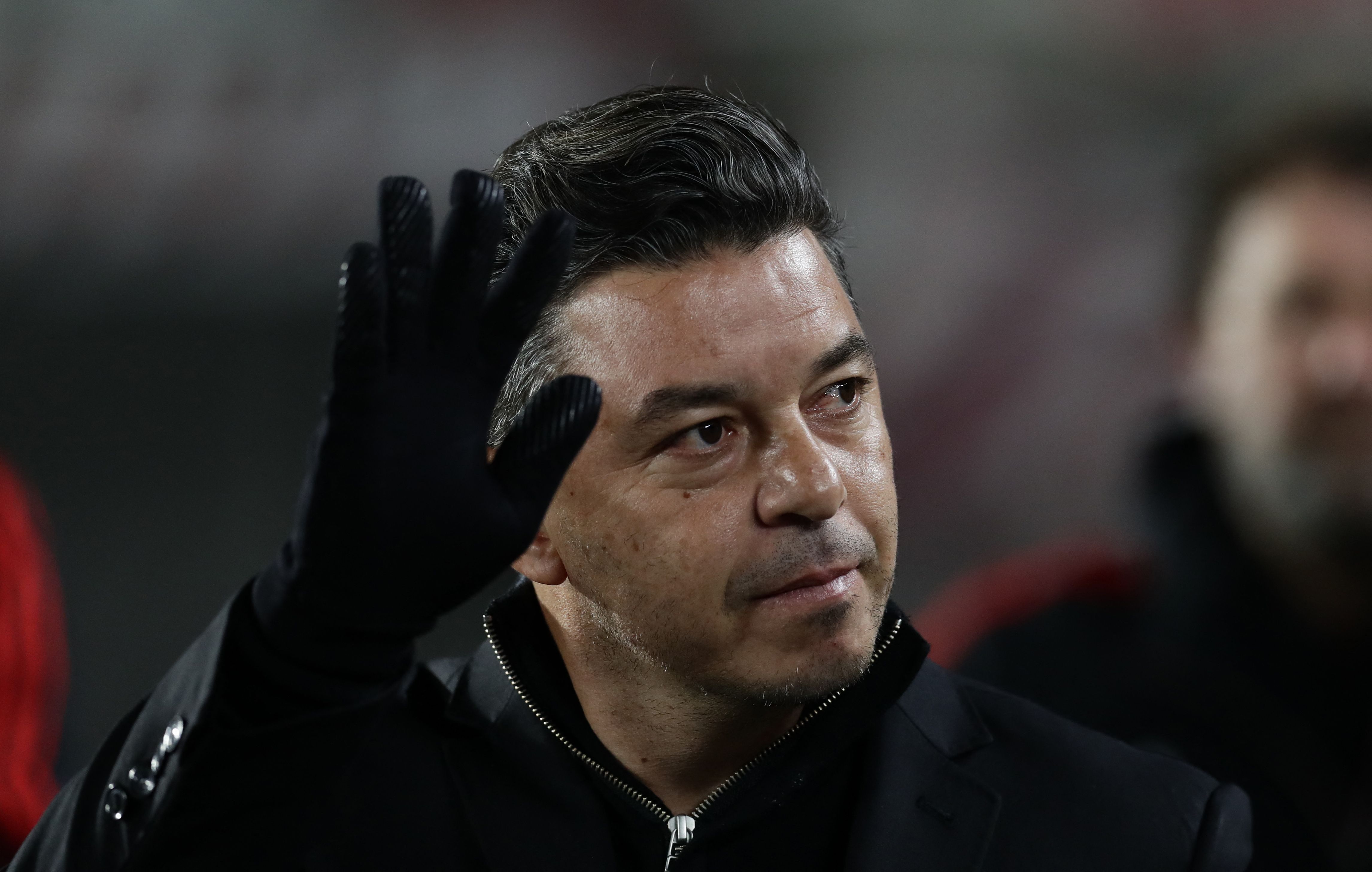 Marcelo Gallardo se convirtió en el técnico más ganador de títulos en la historia de River Plate. (Foto Prensa Libre: AFP)