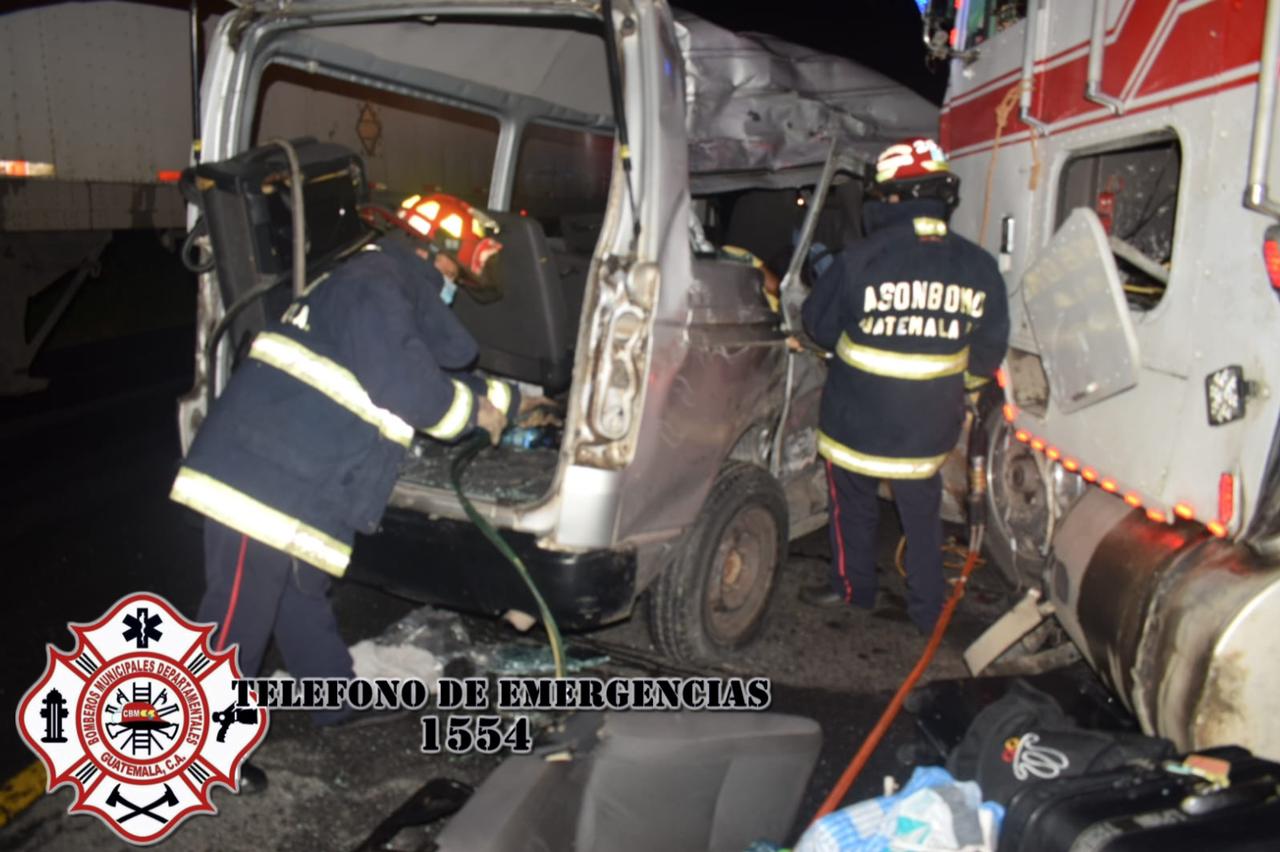 Accidente de tránsito km 106 ruta al Atlántico