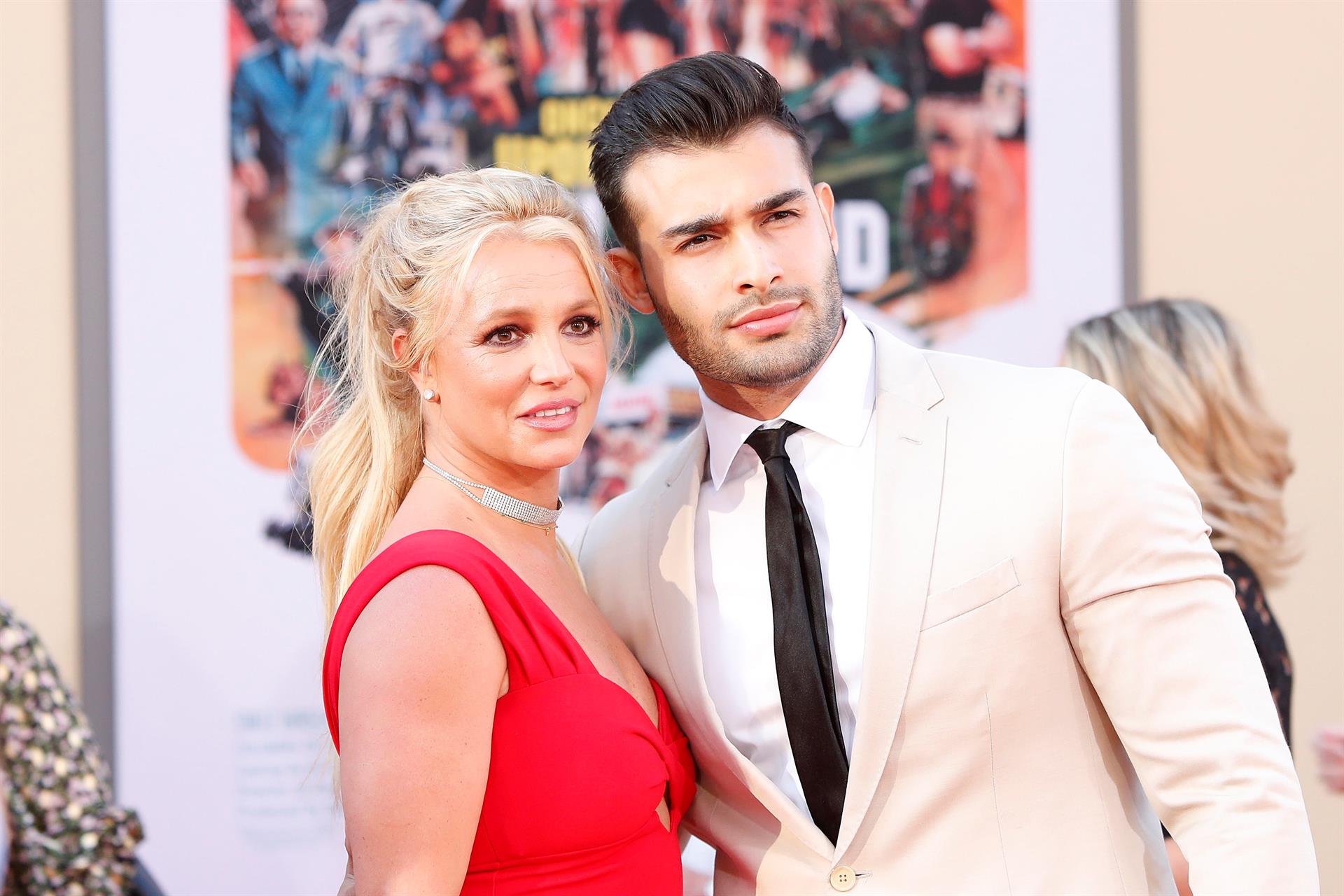 Britney Spears y su novio Sam Asghari