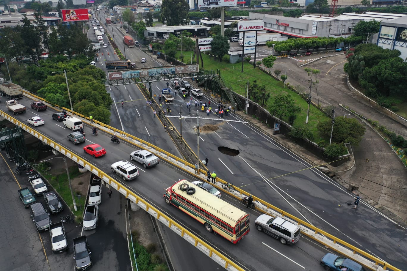 Bloqueo en Villa Nueva