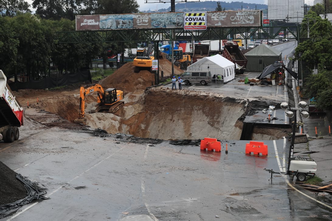 hundimiento en Villa Nueva