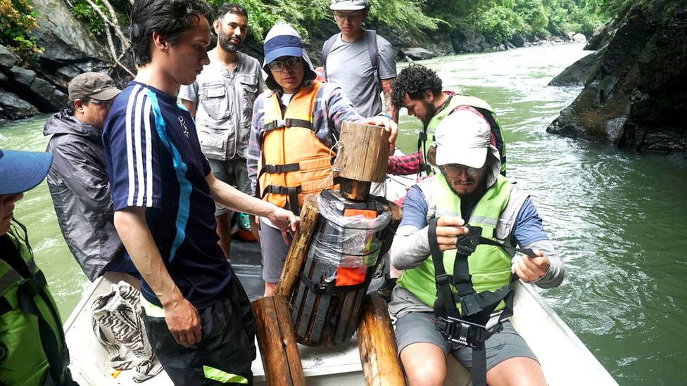 Desde hace tres años se viene adelantando una investigación en el río La Miel.
COMUNICACIONES U. JAVERIANA.
