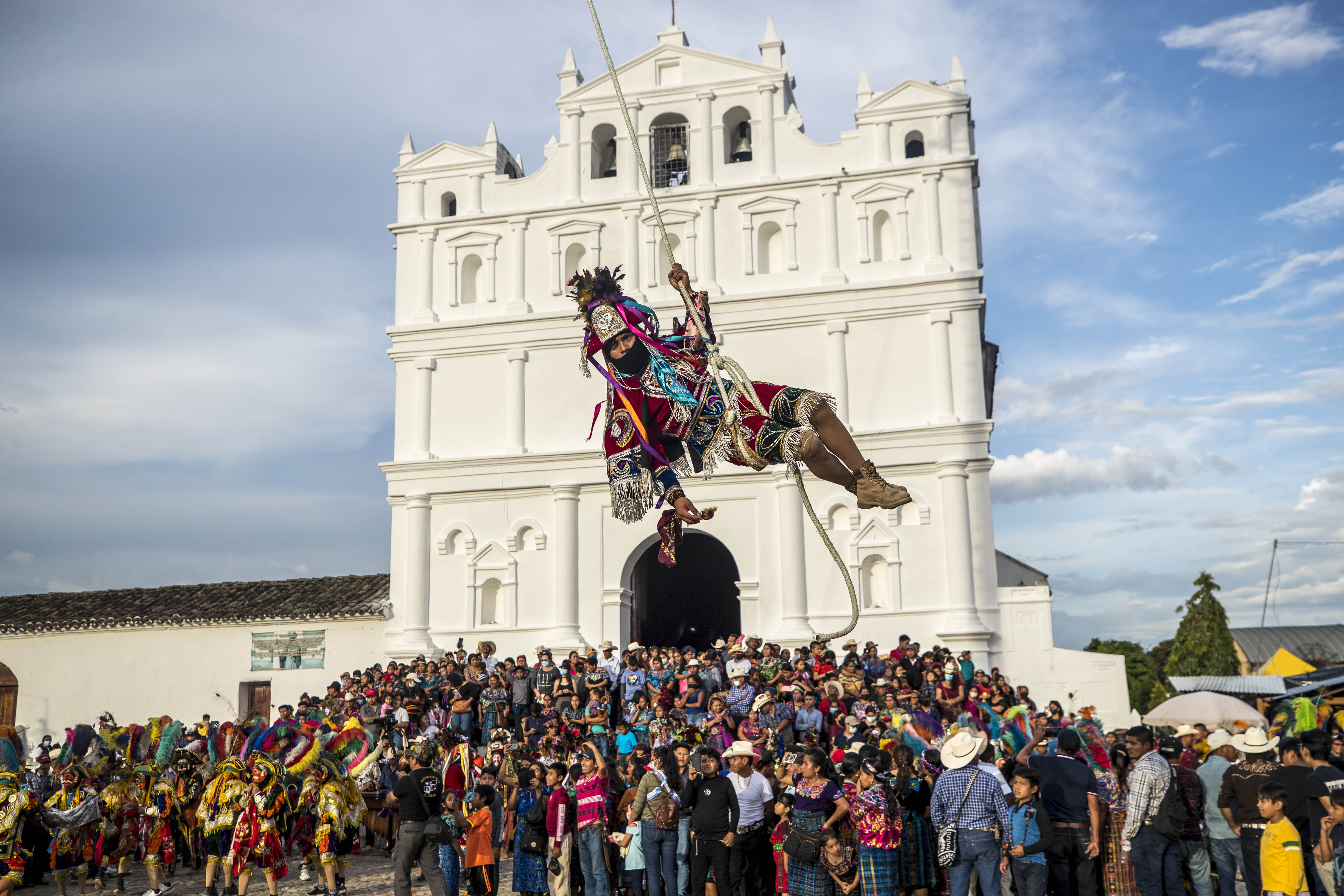Danza del palo volador - Día de Santiago Apóstol