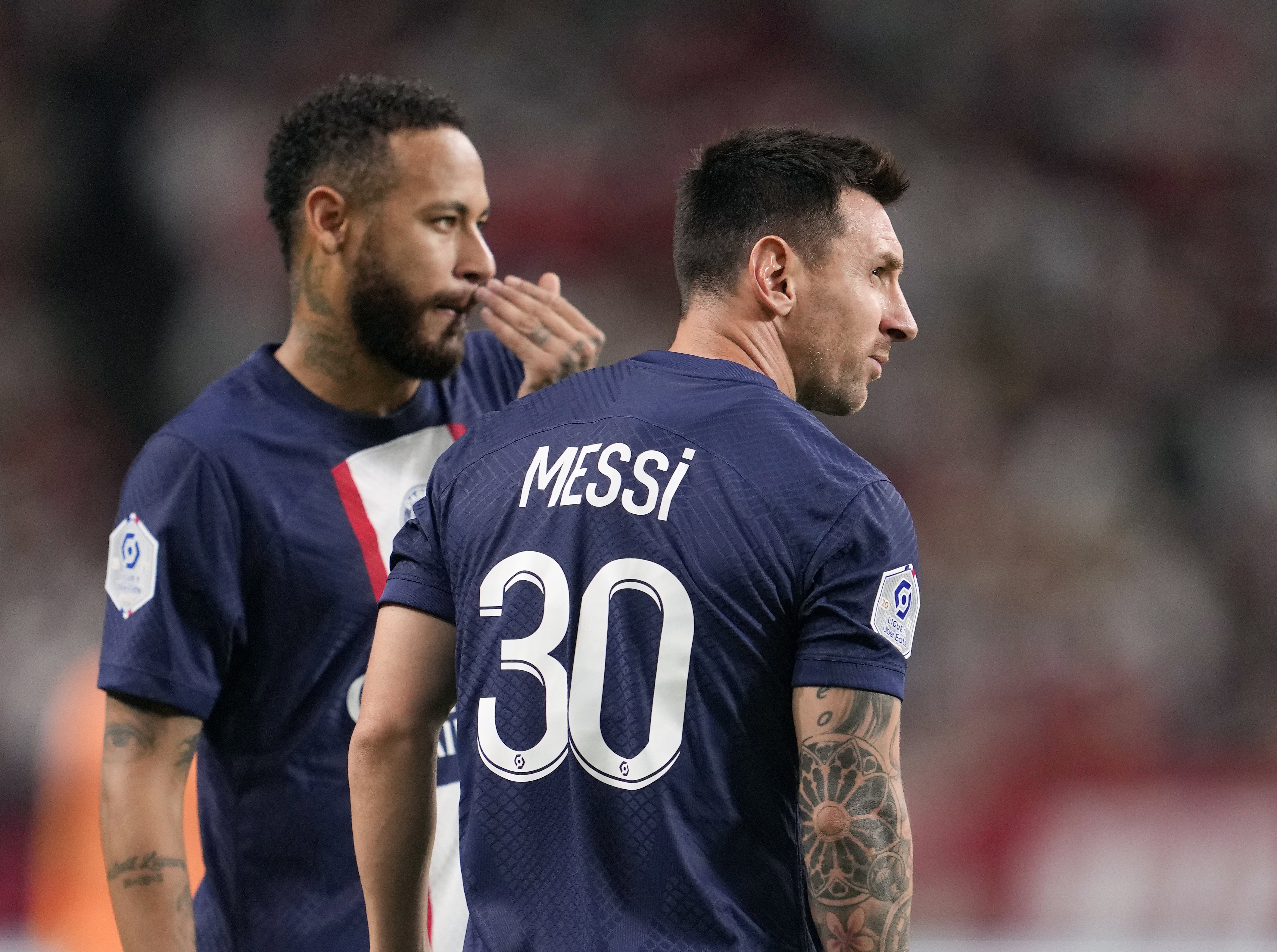 Messi y Neymar comandarán el ataque del PSG. Foto Prensa Libre (EFE)