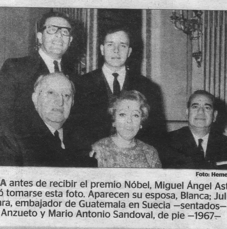 Entrega Premio Nobel Miguel Ángel Asturias