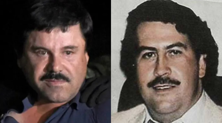 El Chapo Guzmán y Pablo Escobar