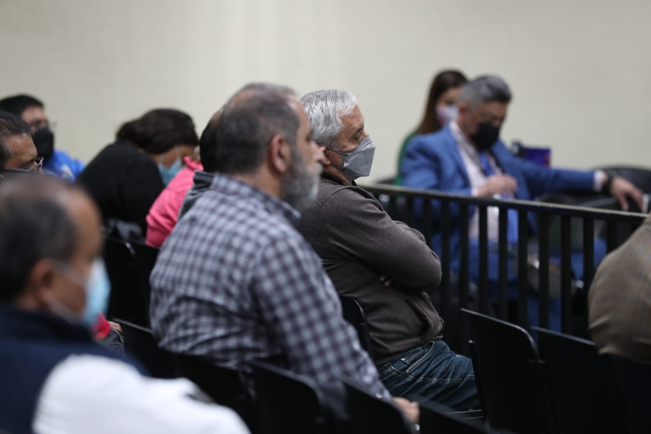 Continúa el juicio por el Caso La Línea. (Foto Prensa Libre: Erick Ávila)