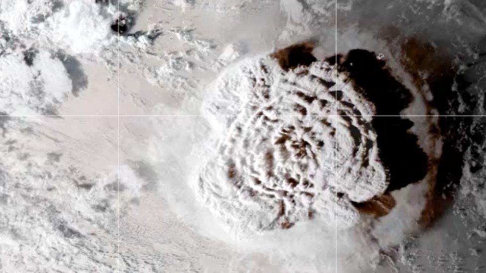 El volcán provocó una de las mayores erupciones jamás registradas. NASA