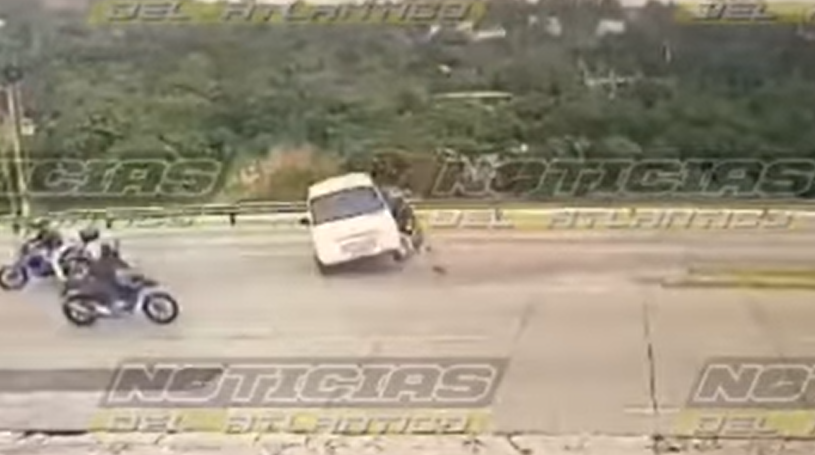 Accidente en el km13 de ruta al Atlántico