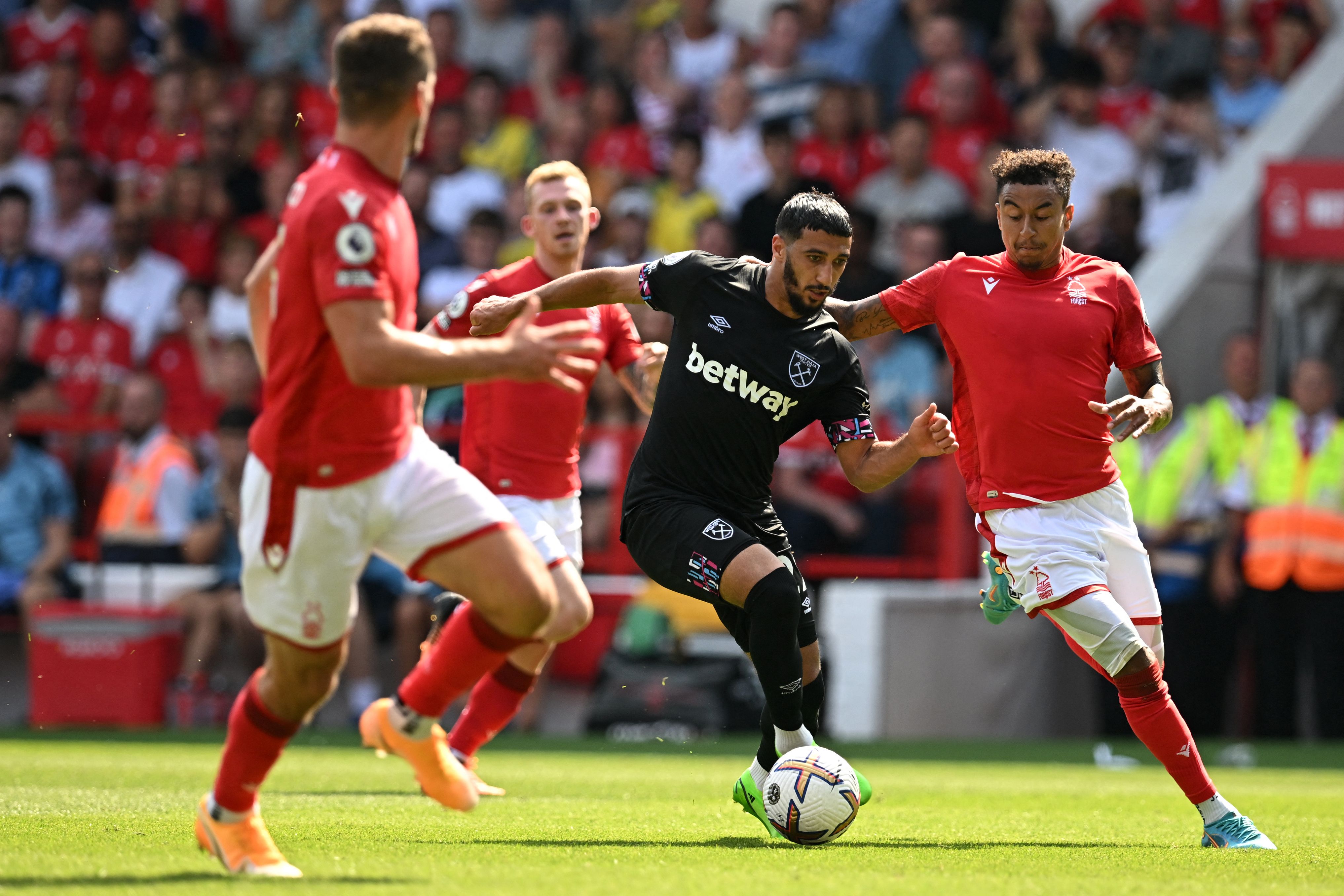 Nottingham Forest ganó por en la Premier League después de 23 años. Foto Prensa Libre (AFP)