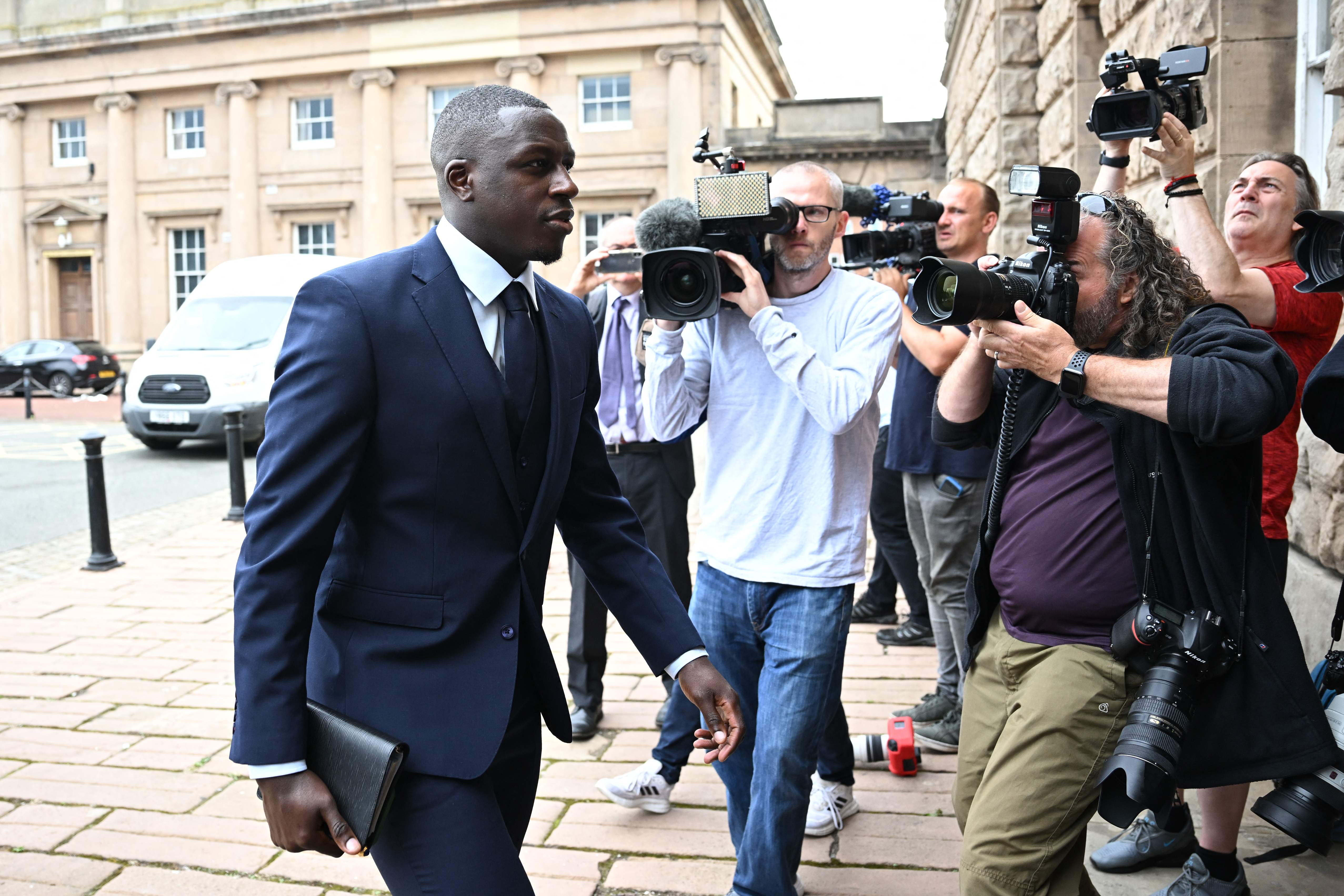 El jugador del Manchester City podría recibir una fuerte condena. (Foto Prensa Libre: AFP)