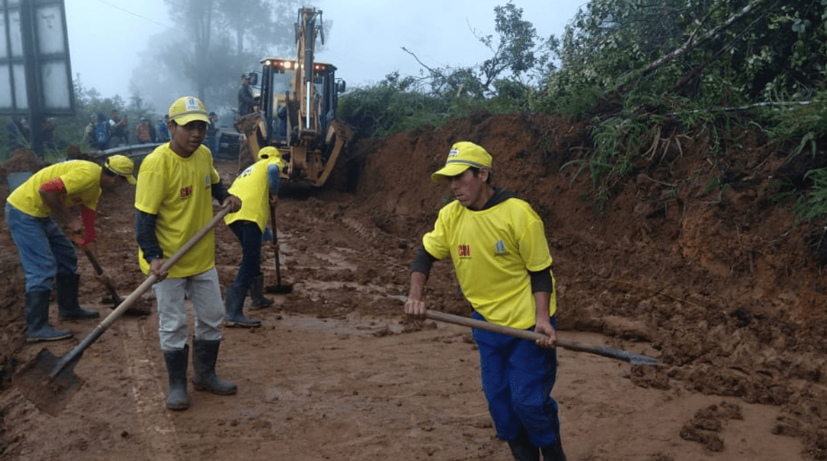 Derrumbe en las Verapaces