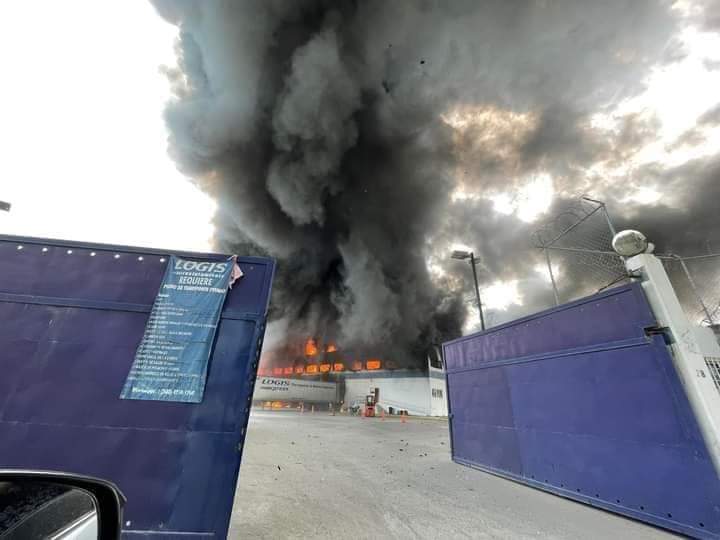 incendio en bodega