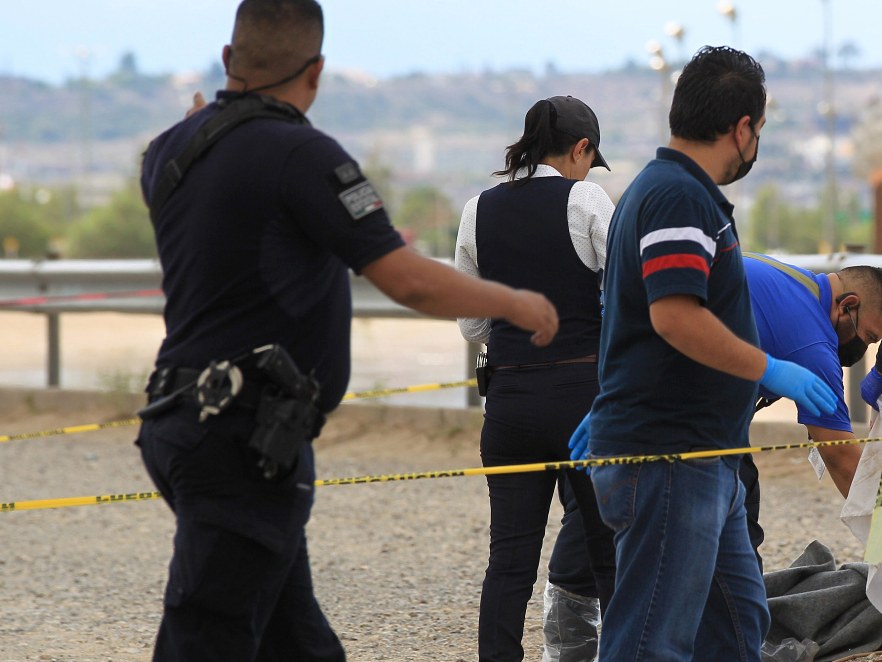 Niña migrante guatemalteca