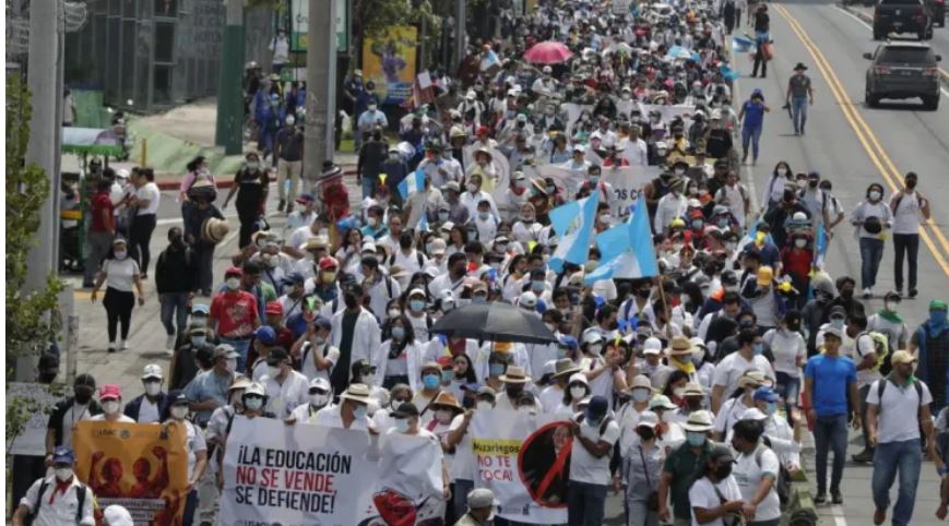 Usac y Codeca se manifestarán este jueves. (Foto Prensa Libre: Esbin García)