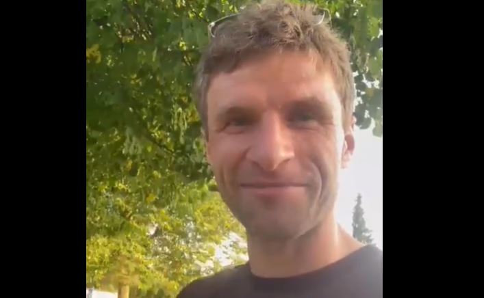 Thomas Müller, jugador del Bayern Múnich. (Foto Prensa Libre: Captura video)