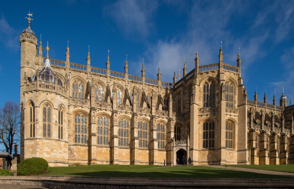 La capilla en memoria del rey Jorge VI, en la capilla de San Jorge, será el destino final de Isabel II. (GETTY IMAGES)

