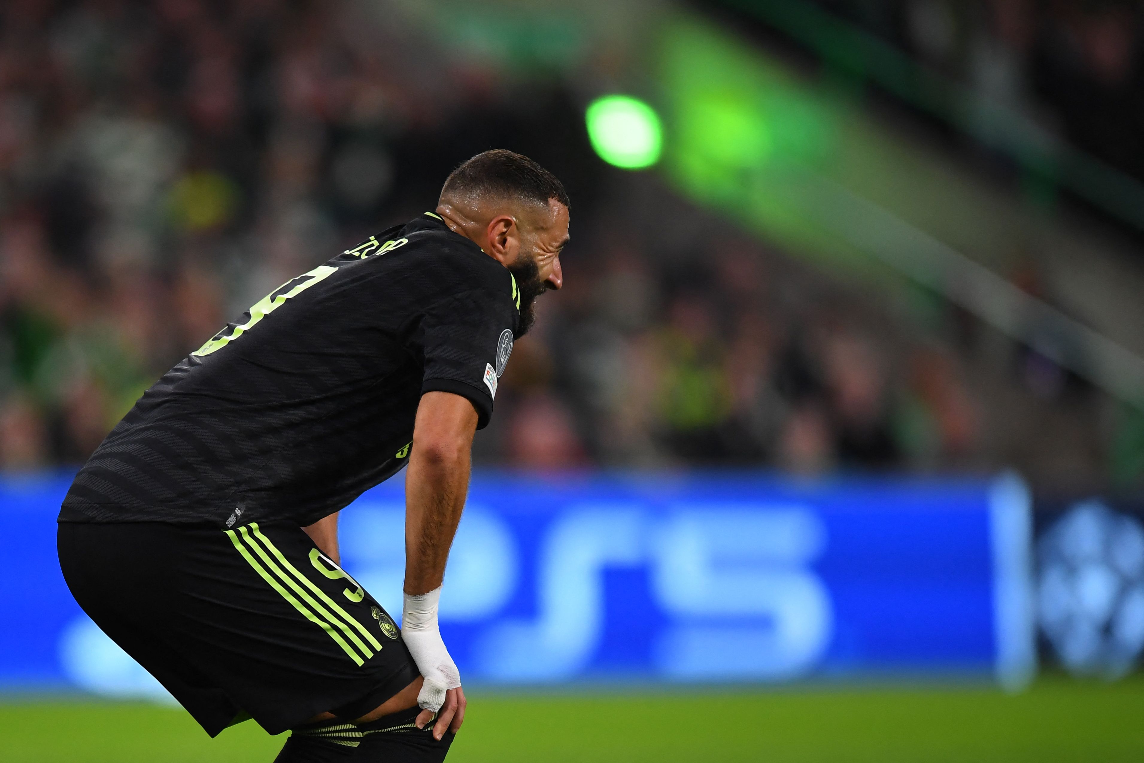 El último partido de Benzema con el Real Madrid fue frente al Celtic en la primera jornada de la Champions League 2022-2023. (Foto Prensa Libre: AFP)