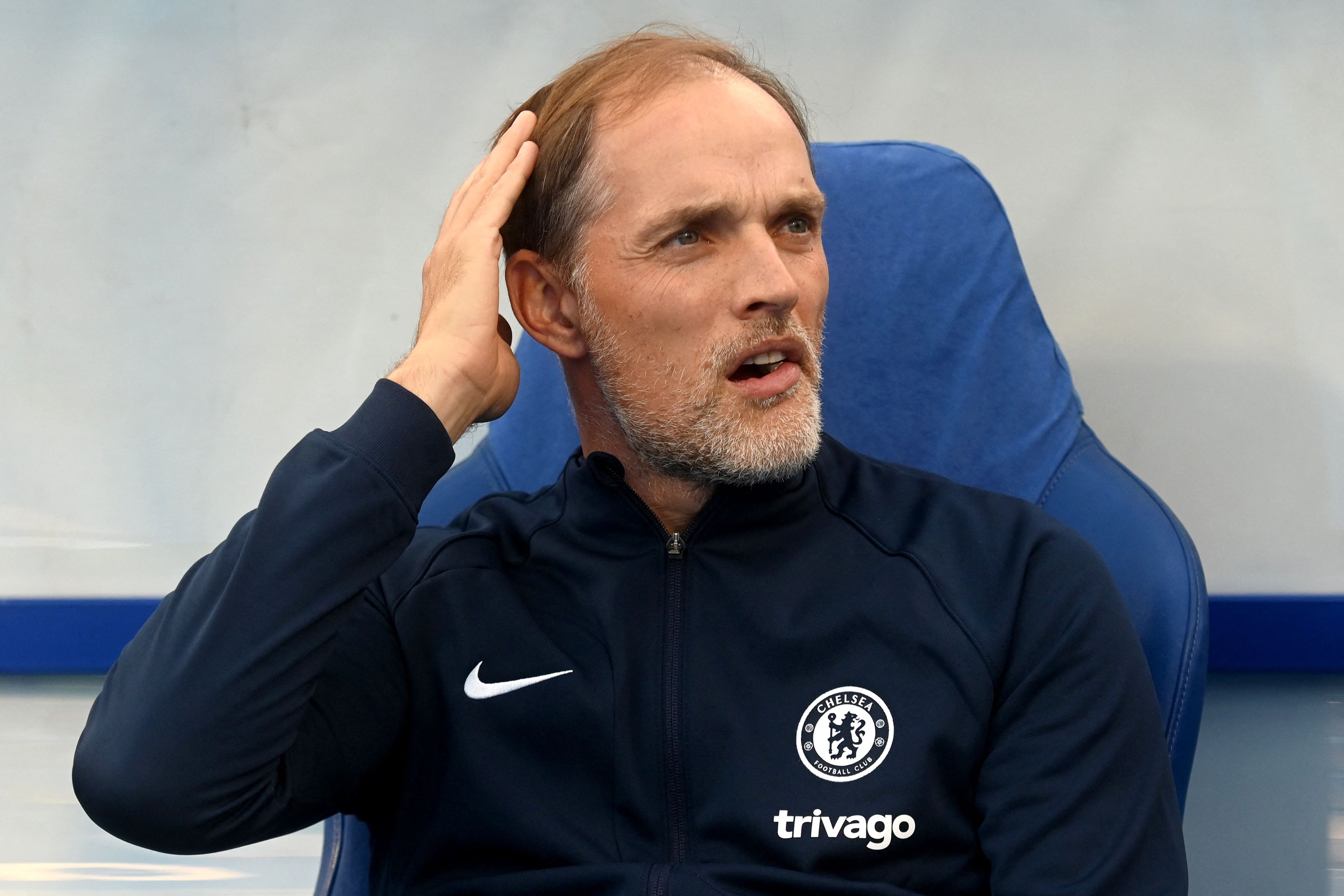 Foto de archivo del entrenador alemán Thomas Tuchel, quien fue despedido del Chelsea por la derrota en Champions League en Zagreb. (Foto Prensa Libre: AFP)