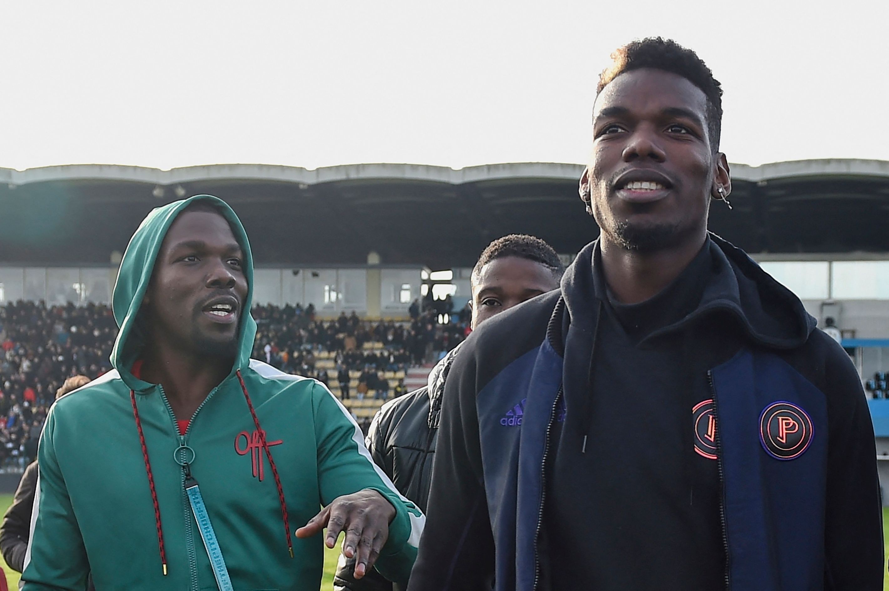 Mathias y Paul Pogba en una fotografía. Foto Prensa Libre (AFP)