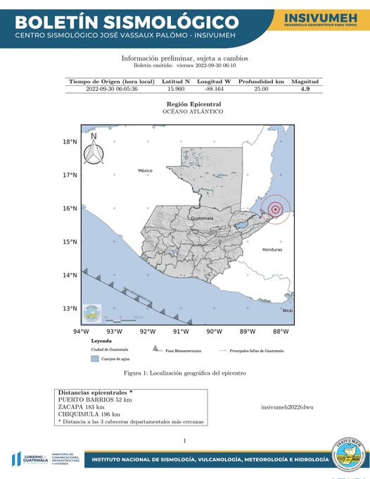 Izabal temblor