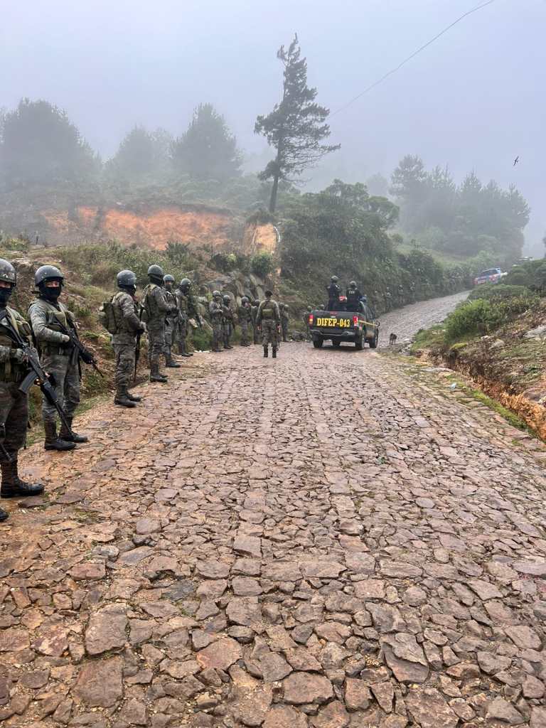 Decomiso de armas en San Marcos