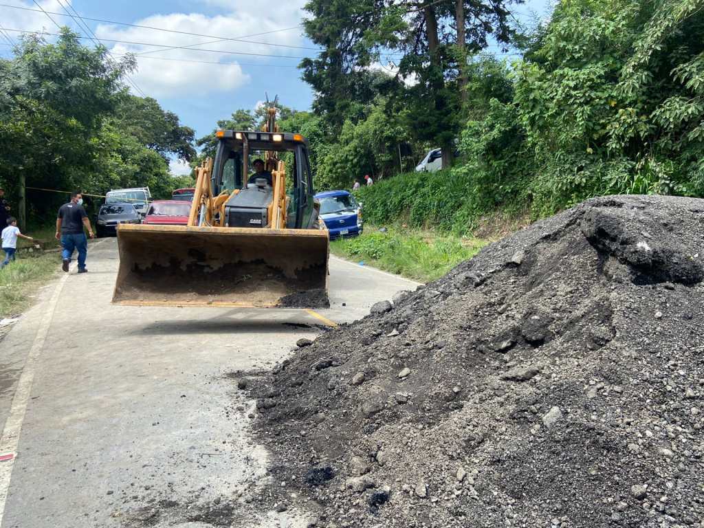 Hundimiento en San Pedro Ayampuc