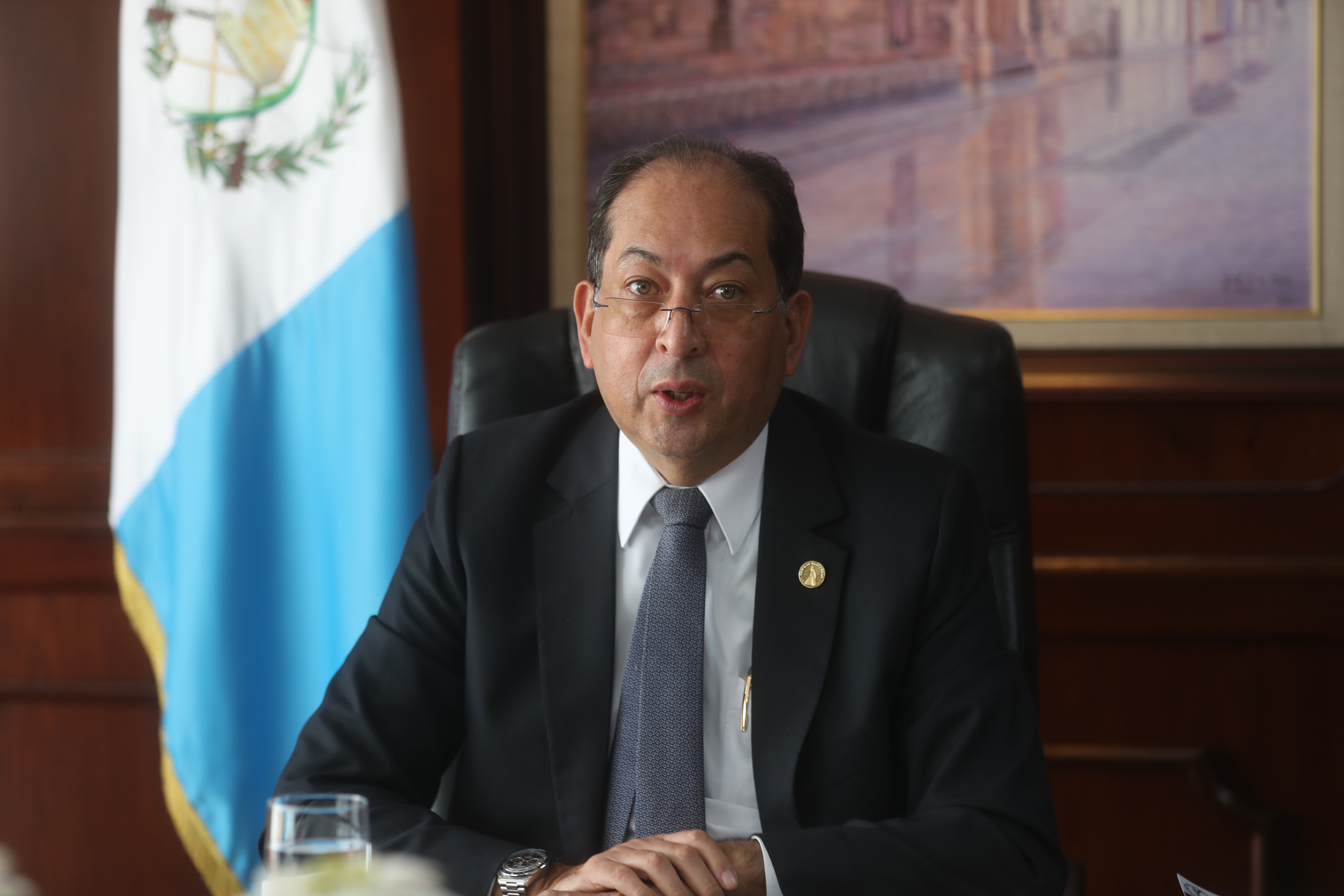 Sergio Recinos presidente del Banguat