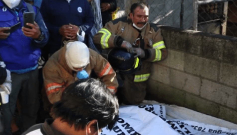 Incendio en Magdalena Milpas Altas