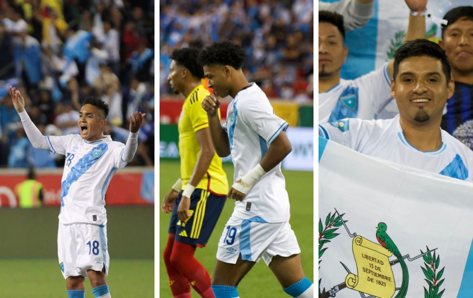 Guatemala cayó ante Colombia este sábado por marcador de 4 a1. Foto Prensa Libre. 