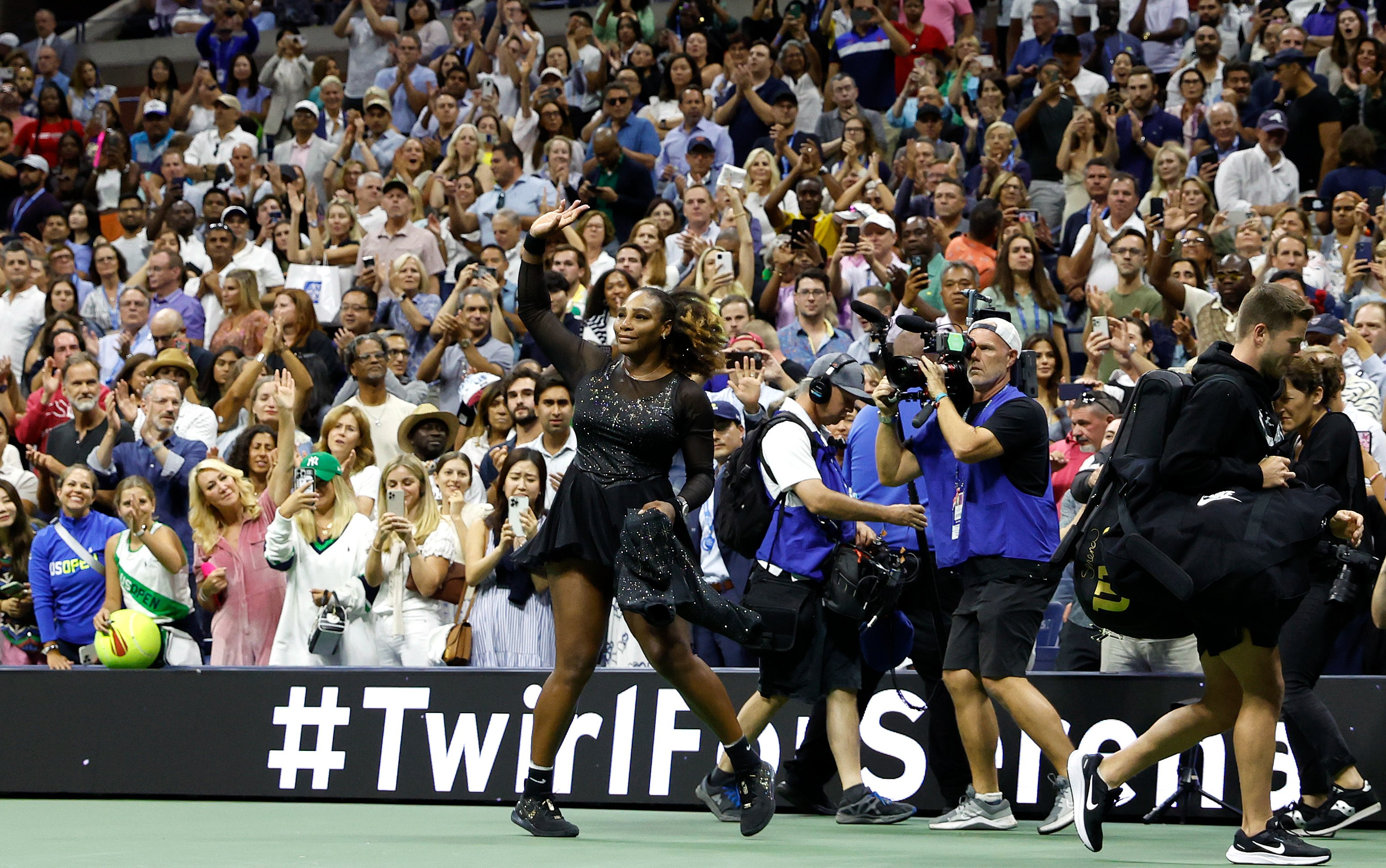 Varias figuras han enviado mensajes a Serena Williams. Foto Prensa Libre (US Open)