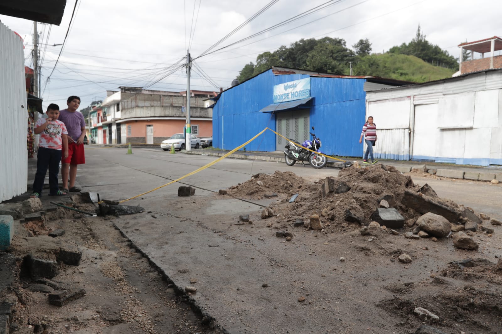 socavamiento en San Miguel Petapa